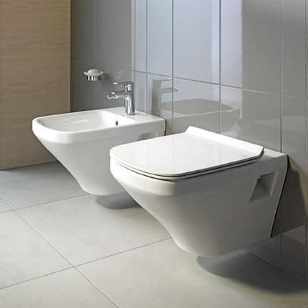 Durastyle Open Pockets Wall-Mounted Bidet White Ceramic